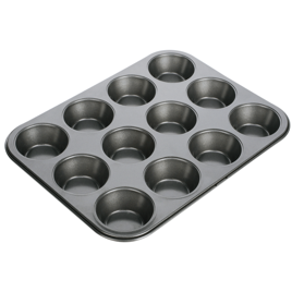 Forma metalowa do pieczenia 12 muffinek i babeczek - górna średnica otworu 7 cm | TESCOMA DELICIA
