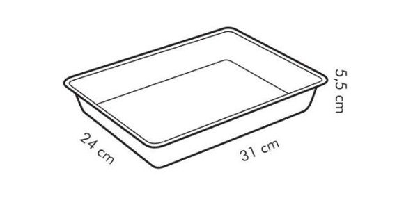 Blacha forma głęboka do pieczenia lasagne - 31x24cm | TESCOMA DELICIA
