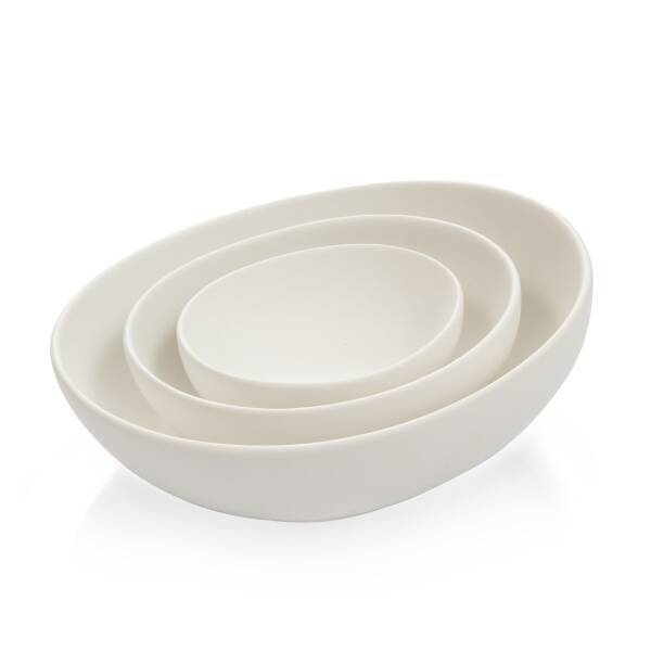 Ceramiczna, owalna miska - pojemność 380ml, kolor biały TESCOMA FANCY HOME