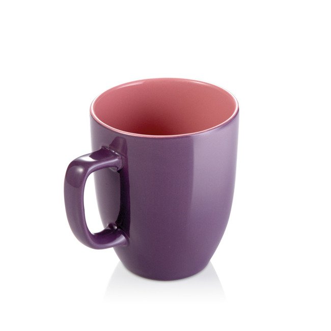 Kubek do kawy i herbaty - kolor fioletowy, pojemność 300 ml TESCOMA CREMA SHINE