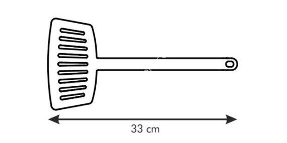 Łopatka do przewracania szeroka - 15,5 cm | TESCOMA SPACE LINE
