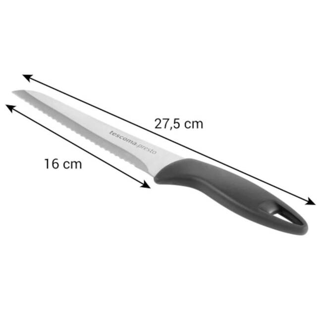 Nóż do krojenia pieczywa - długość ostrza 16 cm TESCOMA PRESTO 