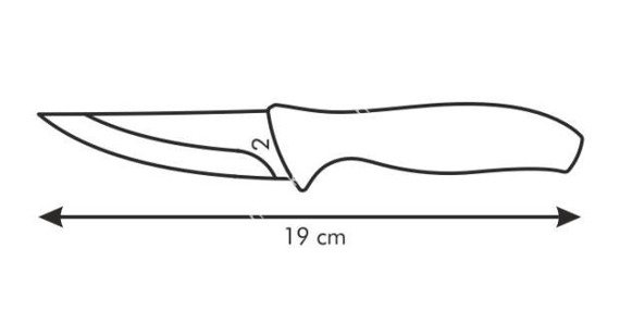 Nóż kuchenny mały uniwersalny - długość ostrza 8 cm | TESCOMA SONIC