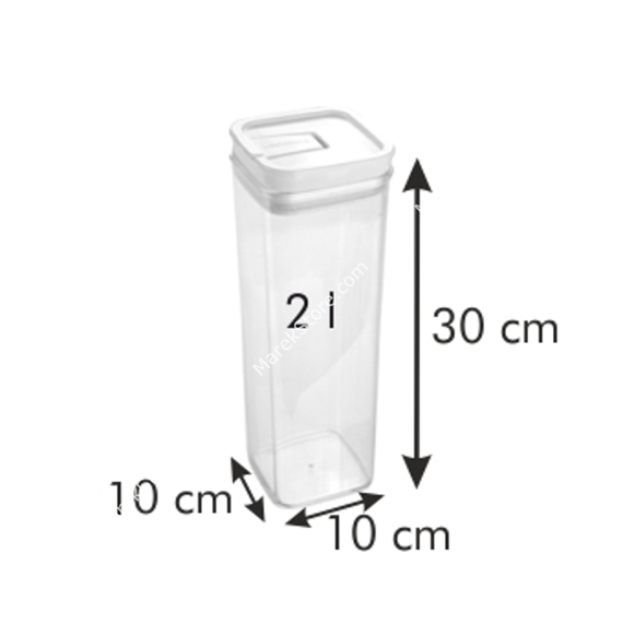 Pojemnik hermetyczny do długoterminowego przechowywania żywności - pojemność 2 litry | TESCOMA AIRSTOP