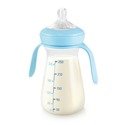 Butelka ze smoczkiem do karmienia niemowląt - pojemność 250 ml, niebieska | TESCOMA PAPU PAPI