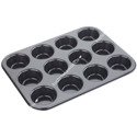Forma metalowa do pieczenia 12 muffinek i babeczek - górna średnica otworu 7 cm | TALA PERFORMANCE