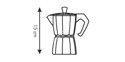 Kawiarka aluminiowa ekspres do kawy - 2 filiżanki, 120 ml | TESCOMA PALOMA