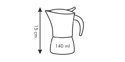 Kawiarka indukcyjna do parzenia kawy - 2 filiżanki | TESCOMA MONTE CARLO