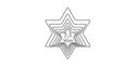 Komplet stalowych wykrawaczek w kształcie gwiazdy - 6 szt | TESCOMA DELICIA