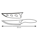 Nóż antyadhezyjny kuchenny - długość ostrza 13 cm | TESCOMA PRESTO TONE