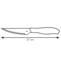 Nóże z ząbkami do krojenia steków 6 szt - długość ostrza 10 cm | TESCOMA SONIC