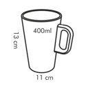 Porcelanowy kubek do kawy latte - pojemność 400 ml | TESCOMA GUSTITO