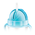Termos dla dzieci ze słomką  - pojemność 300 ml, kolor niebieski | TESCOMA BAMBINI